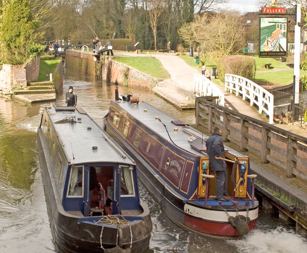 The River Kennet in Newbury